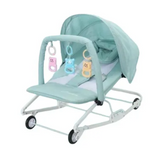 Multi-Function Adjustable Baby Rocking Chair – Portable Foldable Infant Lounger with Wheels